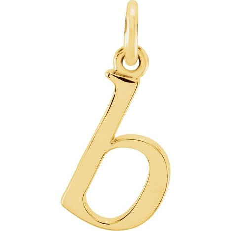 Lowercase Plain Initial Charm – Brooke Worthington